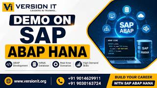 SAP ABAP HANA Training in Hyderabad | Free Demo | Real-Time Training by Version IT | SAP S/4HANA