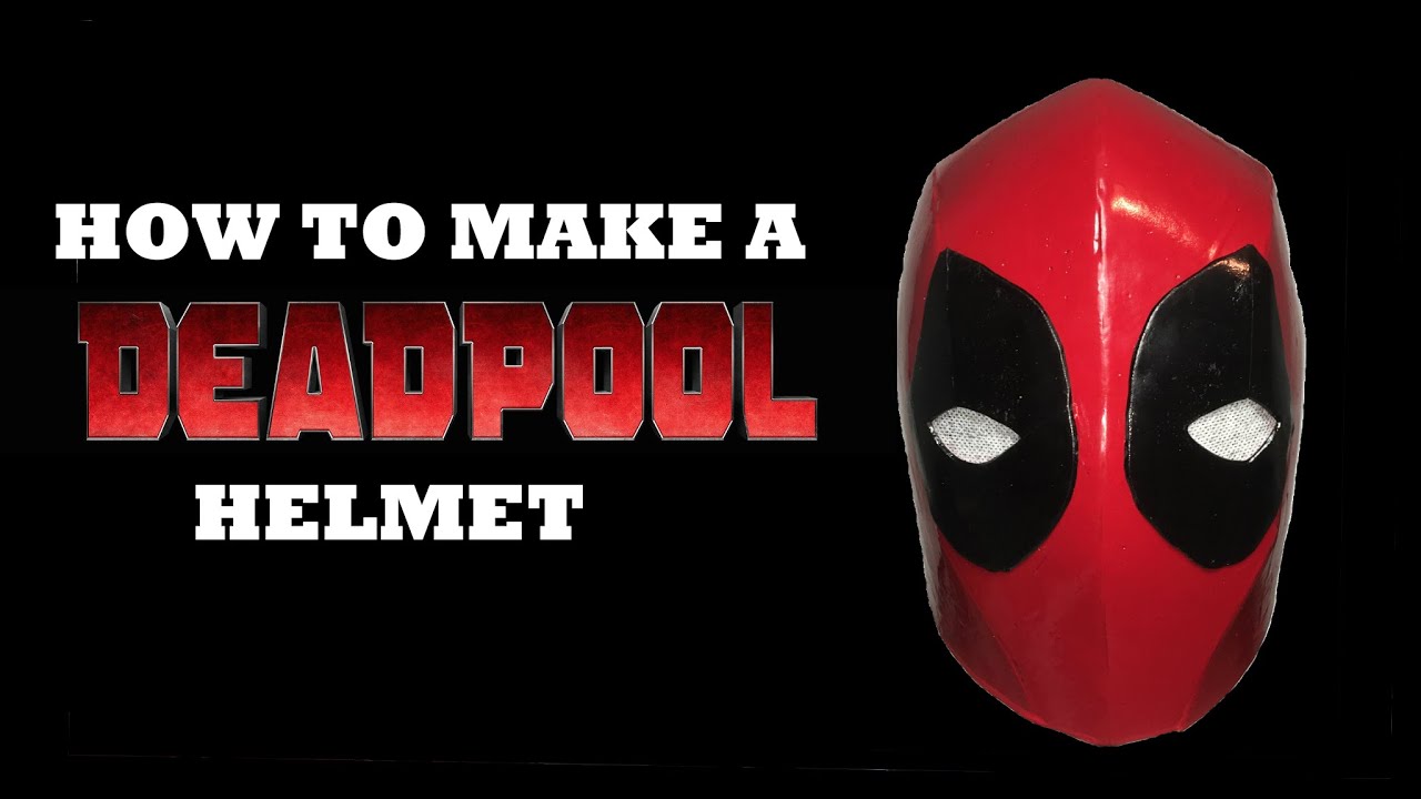 Kollektive Sodavand Governable How to make a Deadpool Mask - YouTube