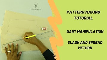 Dart Manipulation - Slash and Spread Method | Patternmaking
