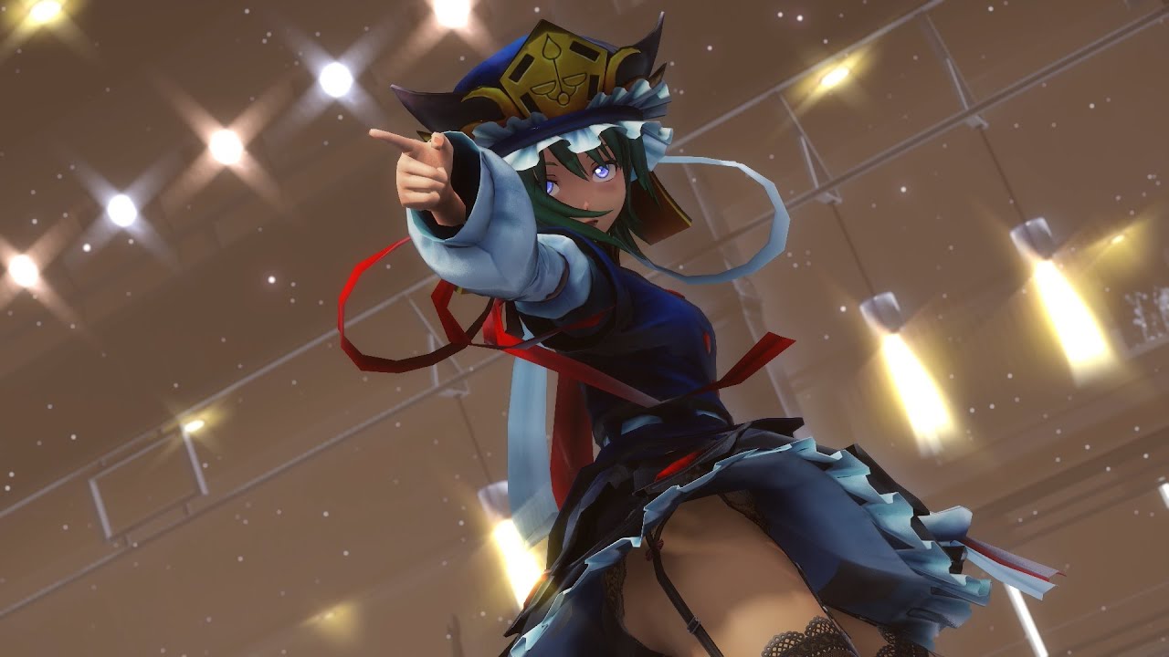 東方mmd 映姫様が踊る B B F 4k Iwara