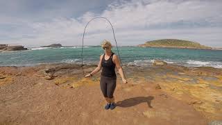 How To Jump Rope - Jump Jack With The Jump Rope In Slow Mo