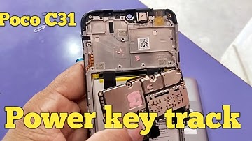 Poco C31 Power button track Ways ! jumper Solution ! Poco C31 Power Key Not Working Solution !