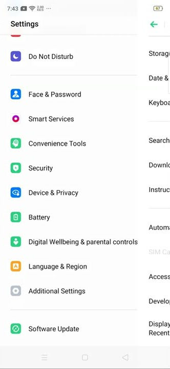How to change keyboard method in Oppo