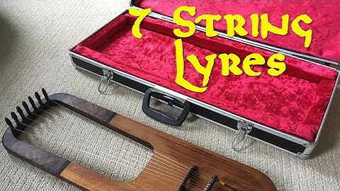 7 String Lyres,  Student and Standard models by Michael J King