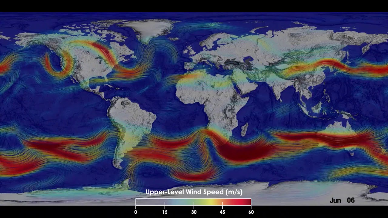 Atlantic Ocean Jet Stream Map 