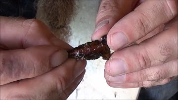 how make an arrowhead from a beer bottle part 2