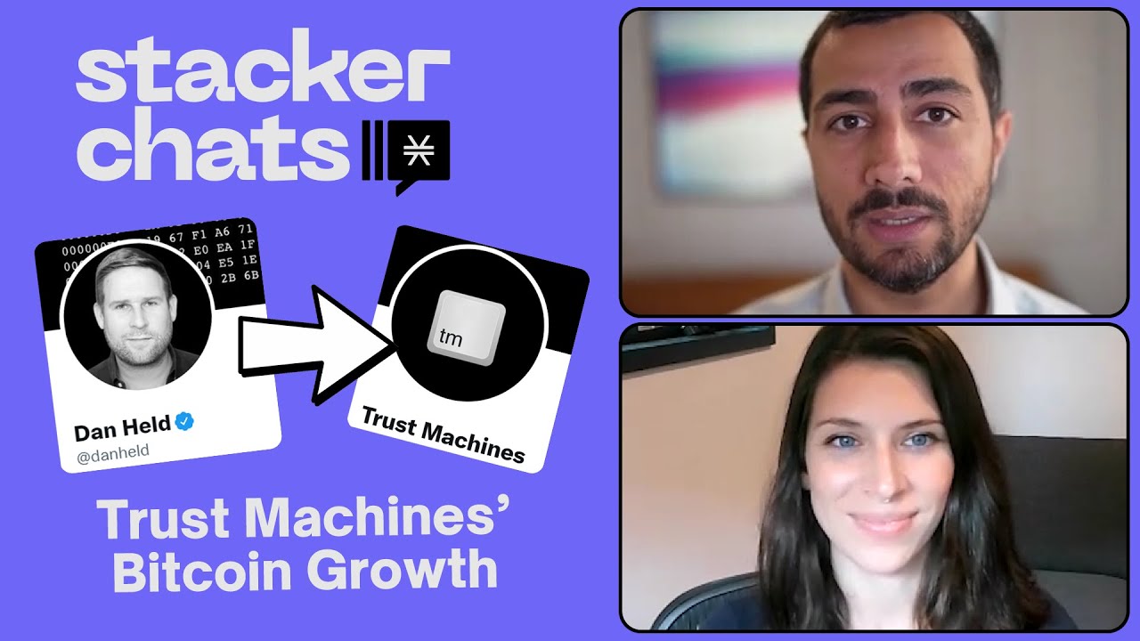 Dan Held Joins Bitcoin Builder Ecosystem With Trust Machines - YouTube