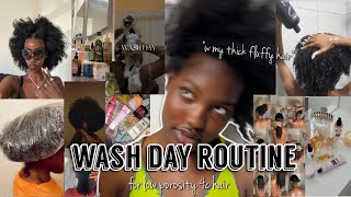 my REALISTIC natural hair type 4 wash day routine ✨