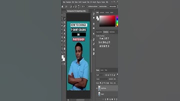 How to change Tshirt colors in #Photoshop #Tutorial #shorts