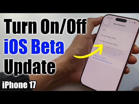 How to Turn On/Off iOS Beta Update on iPhone 17/17 Pro Max/Air - YouTube