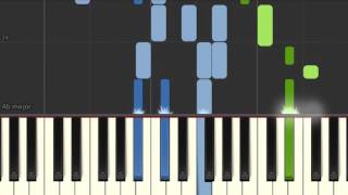 Piano tutorial: Todd Terje - Svensk Sås (Synthesia)
