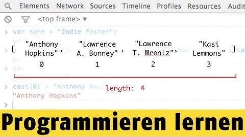 Was sind Arrays? | Programmieren lernen mit JavaScript #17