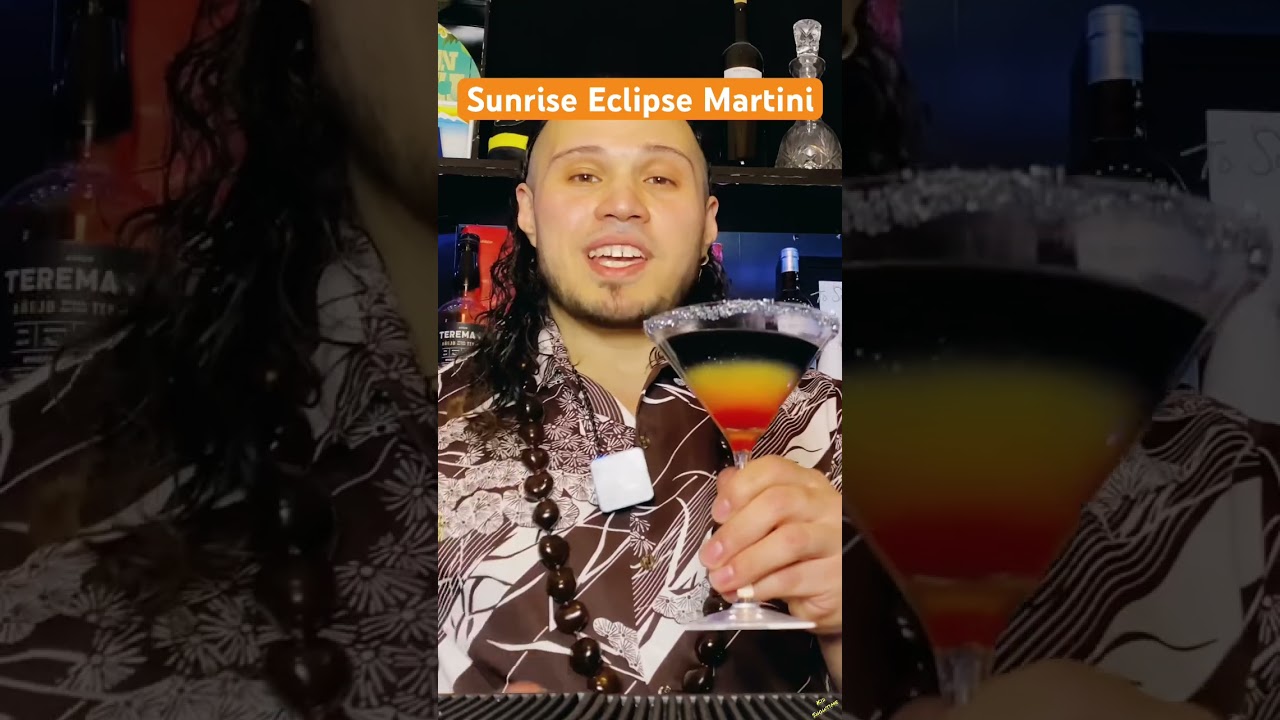 The Sunrise Eclipse Martini