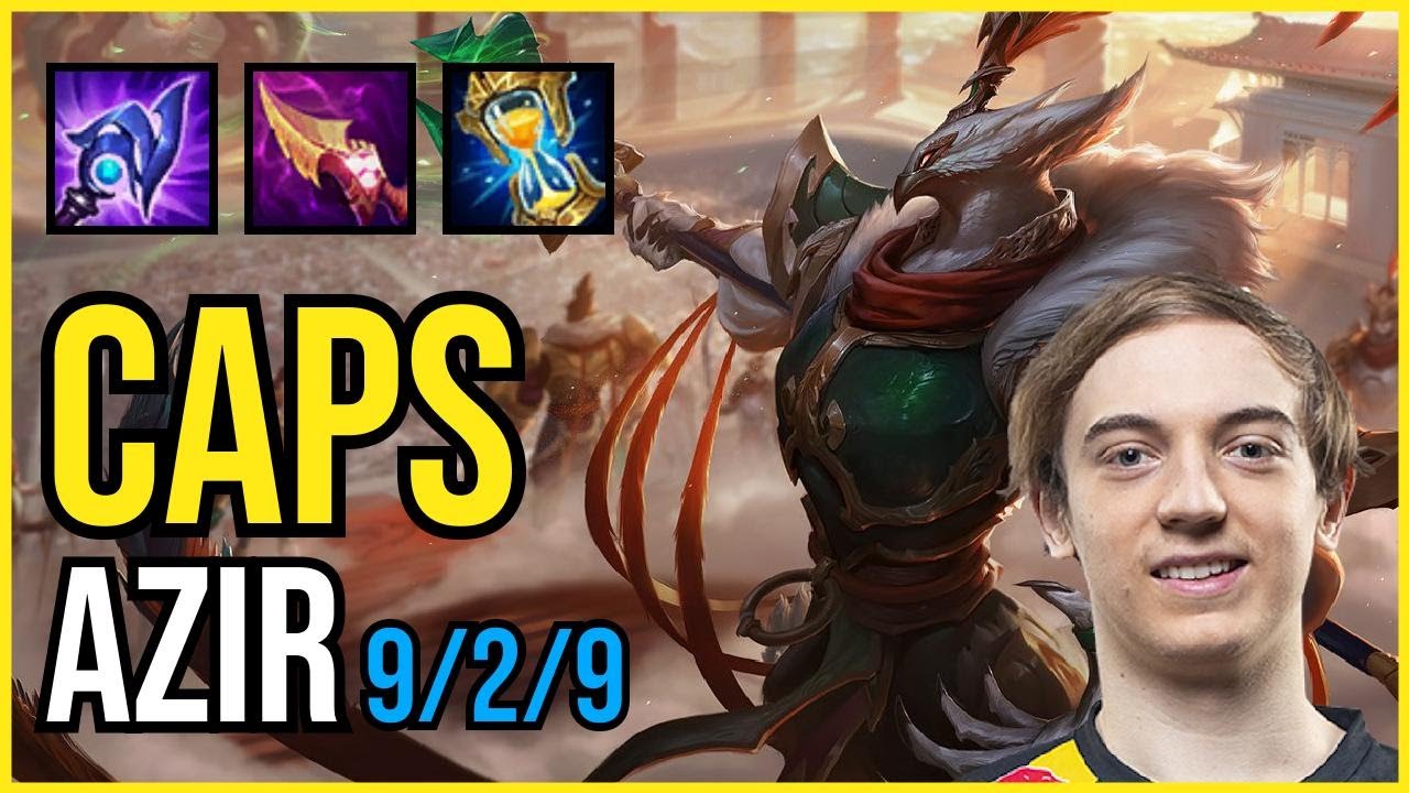 CAPS - AZIR vs Zed Mid - EUW Challenger - Patch 11.3