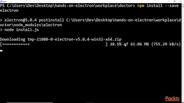 Hands-On Cross-Platform Desktop App with Electron 5.0:Project Boilerplate with App API|packtpub.com