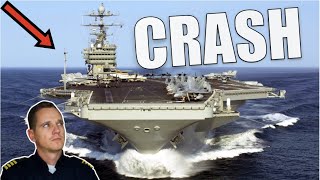 AirCraft Carrier Crashes Into Sailing Yacht - HOW???