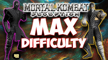 Max Difficulty Ladder NOOB & SMOKE Mortal Kombat Deception (Commentary)