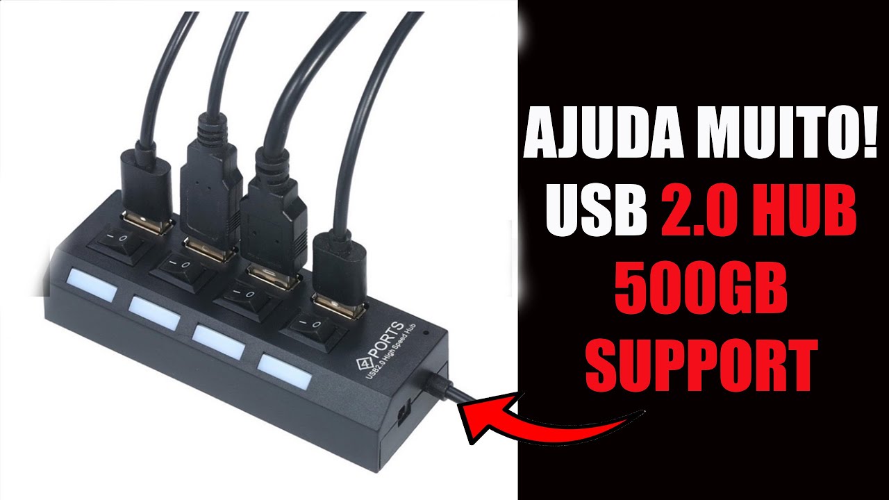 Usb 2 0 hub hi speed 500gb youtube