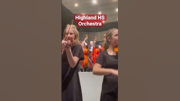 Highland HS Orchestra #orchestra #music #shorts #short #shortvideo #shortvideos #school