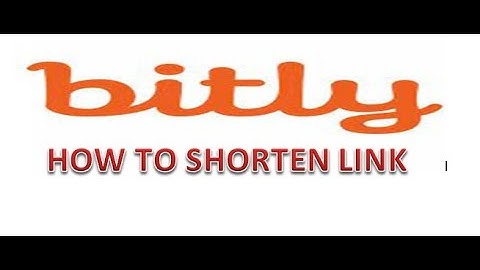 CREATE SHORT LINK with Bitly