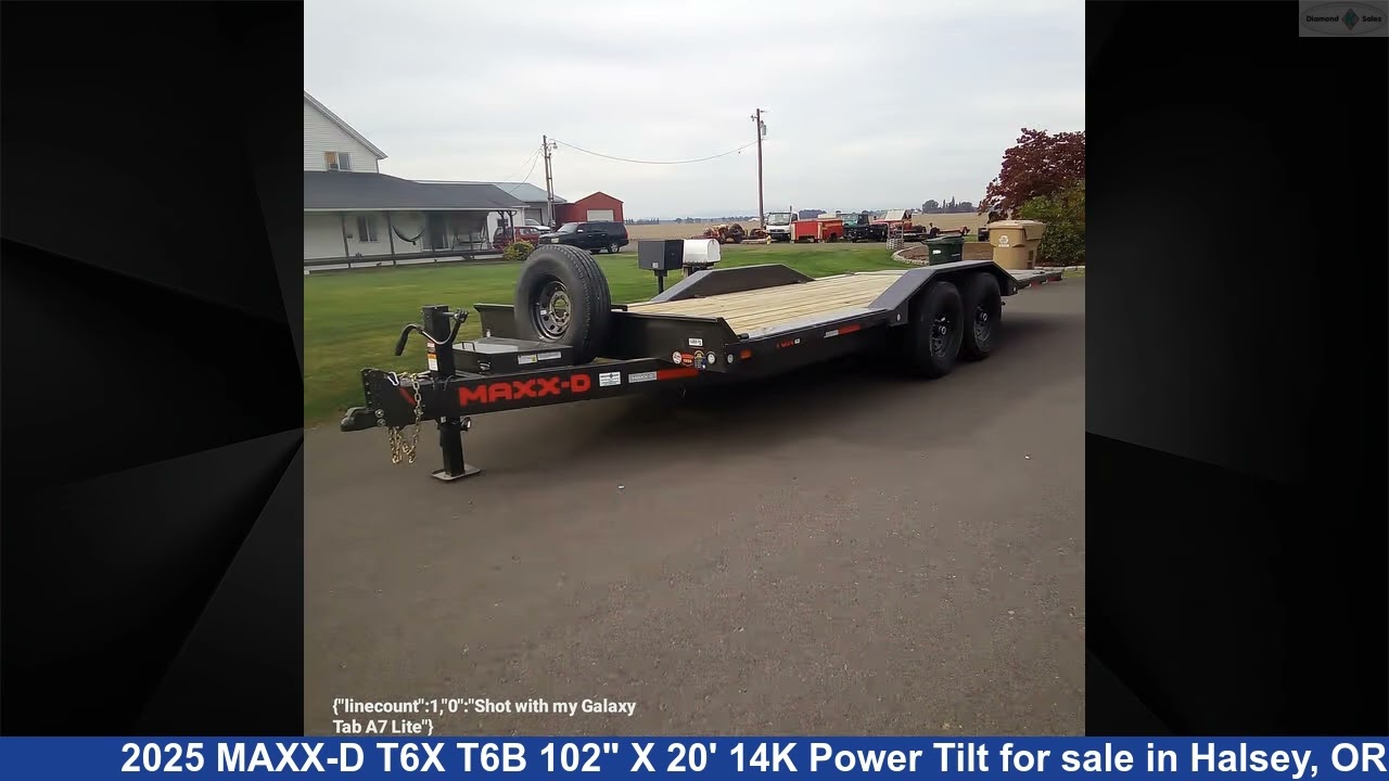 Unbelievable 2025 MAXX-D T6X Tilt Deck Trailer RV For Sale in Halsey, OR