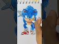 Let's paint Sonic #sonic #sonicthehedgehog #cartoon #artandcraft #sonic3 #howto #arts #cartoonvideo