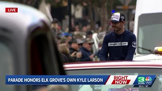 Elk Grove parade honors Kyle Larson Content