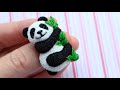 Miniature Panda\Polymer Clay🐼🌿\Tutorial through Etsy\Мініатюрна Панда\Полімерна глина🐼🌿