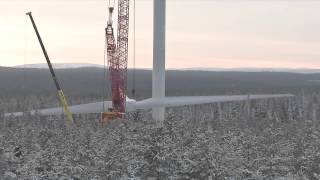 Byggnation Av Maevaara Vindpark Del 2, Okt 2014