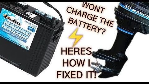 Fixing a mercury outboard charging system
