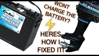 Fixing a mercury outboard charging system