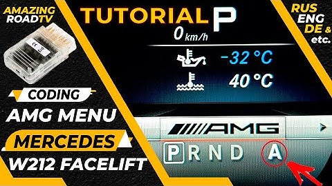 Mercedes-Benz W212 Facelift Activation of AMG Menu and Agility Sport + Mode with Openport for 15$
