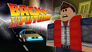 Back to the Future Clock Tower Scene ... But it's in Roblox