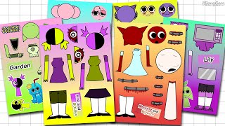 Sprunki Swap Oc Human Edition Sticker Book 스프런키 스왑 Oc 휴먼에디션 스티커Asmr