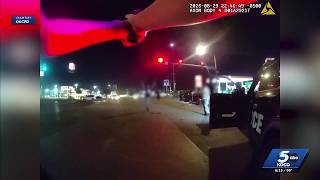 He has a knife!: Body camera video shows road rage turn to knife fight near I-35 in OKC