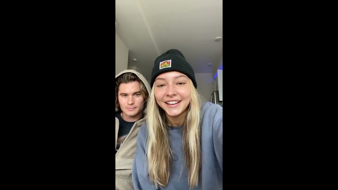 [ENG] Live de Madelyn Cline com participação de Chase Stokes - 02/10