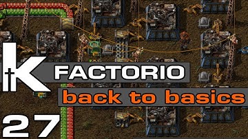 Factorio 0.17 | Back To Basics Ep 27 | Combat Robot Production