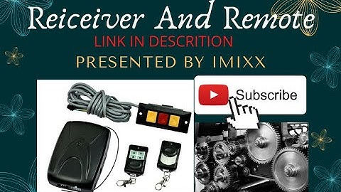 SWIFTROLL ROLLING SHUTTER MOTOR WITH REMOTE CONTROL SETTING