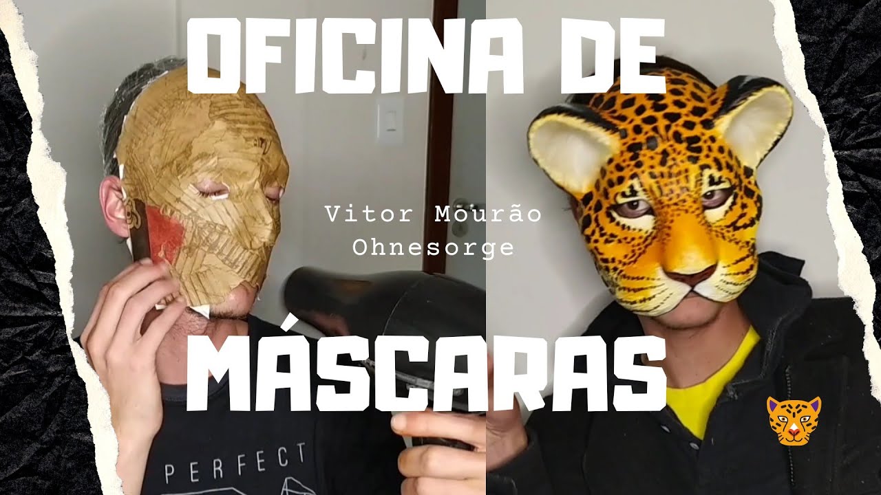 COMO FAZER MÁSCARAS DE PAPEL