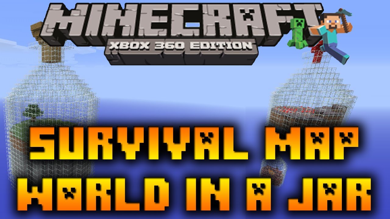 Minecraft (Xbox ) - MODDED UNDERGROUND SURVIVAL MAP! - W/ - www.tumblr.com minecraft xbox 360 custom survival map download
