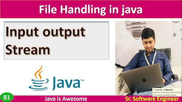 Input and Output Stream in java