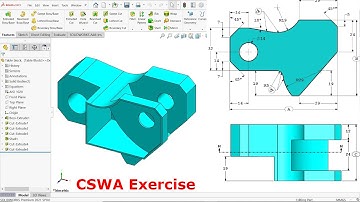 SolidWorks CSWA Sample Exam Exercise