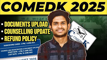 COMEDK 2025 Big Mistake! One Error Can End Your Counselling | Document Verification Alert