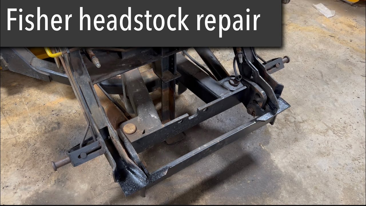 Repairing a fisher plow head stock - YouTube