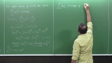 Power Series and Conditionally Convergent Series #swayamprabha #CH38SP