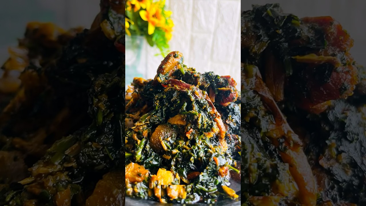 Egburegbu Nigeria’s Best Vegetable Soup #100shorts2024 #shortsafrica #shortsrecipe #nigeriansoups