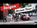 Saigon Street Tour Ho Chi Minh City Vietnam October 2020 Walking Street Bui Vien