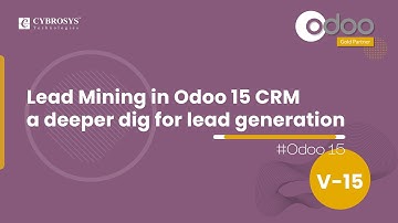 Lead Mining in Odoo 15 CRM | Odoo 15 Enterprise Edition