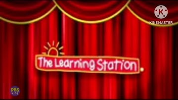The learning station logo on pbs kids