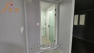 Step into this expandable container house and experience the real‑life interior.拓展箱,沉浸式感受内部空间
